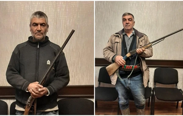 Polis Şabranda qanunsuz ov edən şəxsləri saxlayıb - FOTO