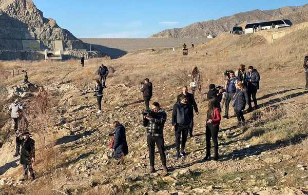 QHT nümayəndələri Xudafərin körpüsündə olub - FOTO