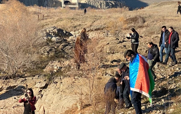 QHT nümayəndələri Xudafərin körpüsündə olub - FOTO