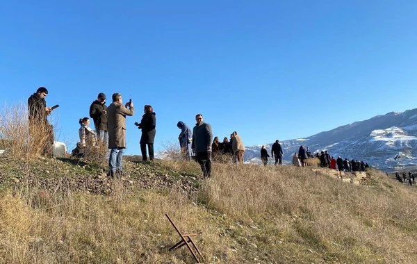 QHT nümayəndələri Xudafərin körpüsündə olub - FOTO