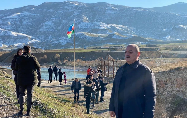 QHT nümayəndələri Xudafərin körpüsündə olub - FOTO