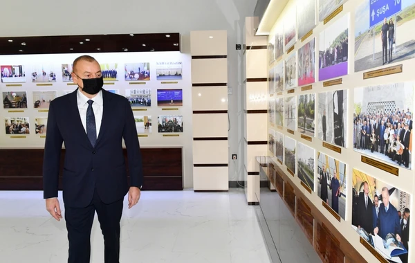 Президент Ильхам Алиев ознакомился с новым зданием АЗЕРТАДЖ - ФОТО