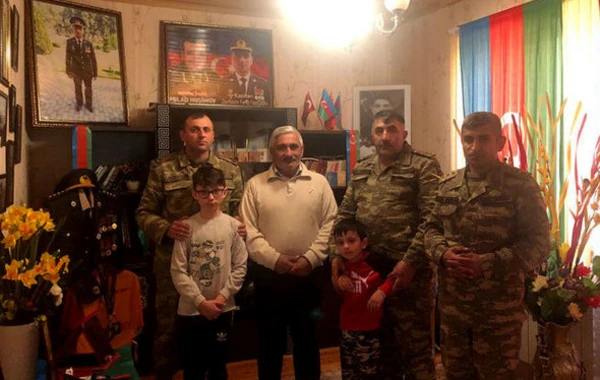 Bayramlar münasibətilə şəhid ailələri ziyarət olunub - FOTO/VİDEO