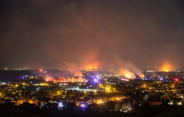 Yeni ilin ilk gününü meşə yanğını ilə qarşıladılar - FOTO