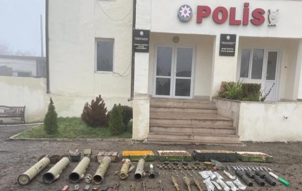 Azad edilən ərazilərdə aşkarlanan silah-sursatın SAYI