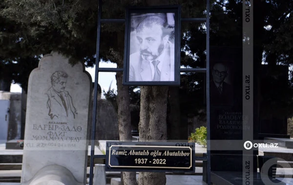 Ramiz Abutalıbov İkinci Fəxri xiyabanda dəfn edildi - FOTO