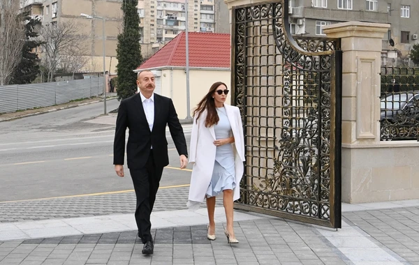 İlham Əliyev və Mehriban Əliyeva “Xanım Fatimeyi Zəhra” məscidində - VİDEO/FOTO - YENİLƏNİB
