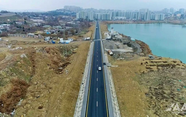 "Qanlı göl"ün ətrafında yeni yol çəkilib - FOTO/VİDEO