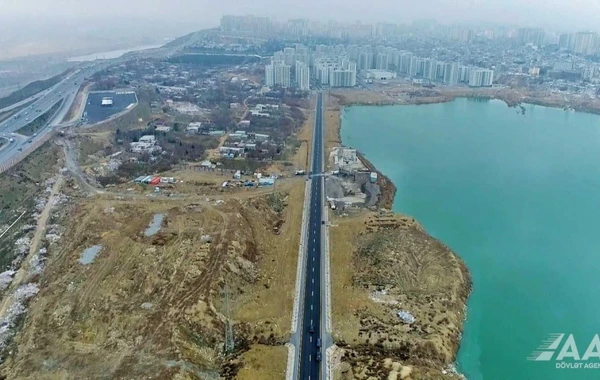 "Qanlı göl"ün ətrafında yeni yol çəkilib - FOTO/VİDEO