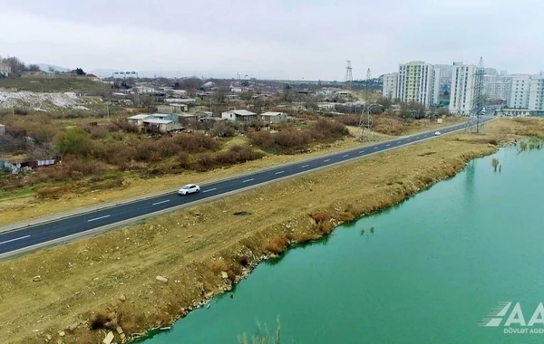 В Баку сдана в эксплуатацию новая дорога вдоль Ганлы гель - ВИДЕО