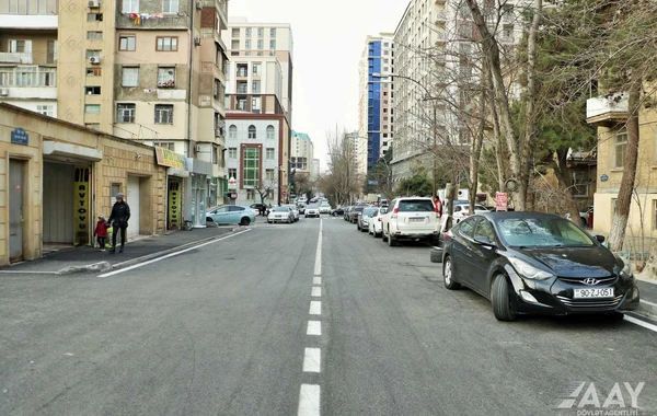 Bakıda Qarabağ küçəsi əsaslı təmir edilib