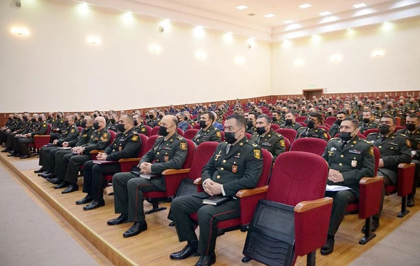 Azərbaycan Ordusunun kadr işləri üzrə heyətinin təlim-metodiki toplanışı keçirilib