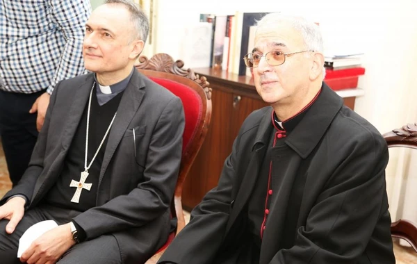 Allahşükür Paşazadə Vatikanın baş keşişi ilə görüşüb