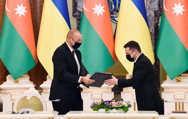 Azərbaycan-Ukrayna sənədləri imzalanıb - FOTO - YENİLƏNİB