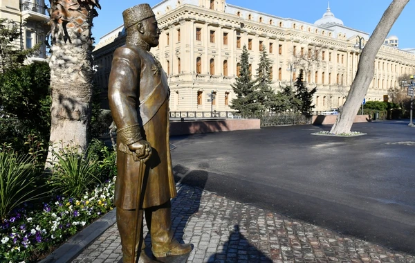 Президент Азербайджана открыл памятник Гаджи Зейналабдину Тагиеву - ФОТО/ВИДЕО