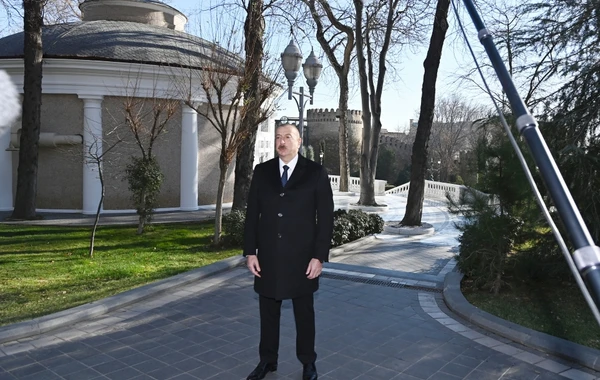 Президент Азербайджана открыл памятник Гаджи Зейналабдину Тагиеву - ФОТО/ВИДЕО