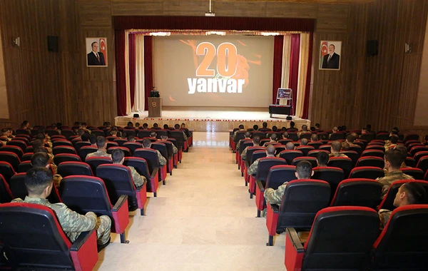 20 Yanvar faciəsinin ildönümü Naxçıvan Qarnizonu Qoşunlarında qeyd edildi - FOTO