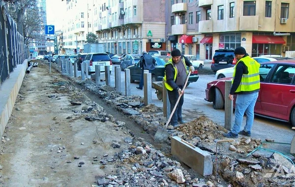 Bakının Yasamal rayonunda 7 küçə əsaslı şəkildə təmir olunur - FOTO/VİDEO