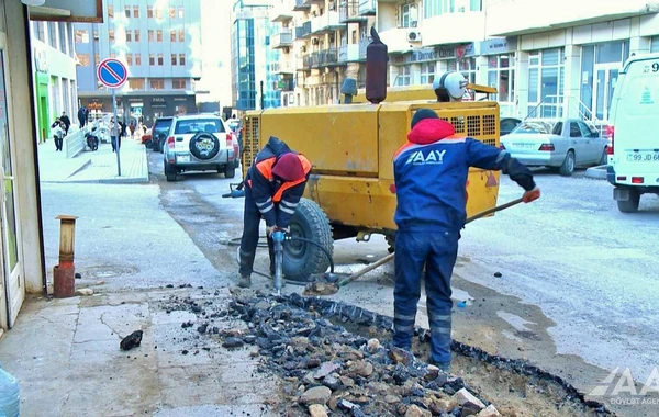 Bakının Yasamal rayonunda 7 küçə əsaslı şəkildə təmir olunur - FOTO/VİDEO