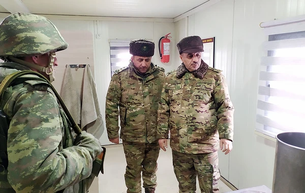 Azad edilən ərazilərdə dislokasiya olan bölmələrin təminatı yaxşılaşdırılır - FOTO/VİDEO