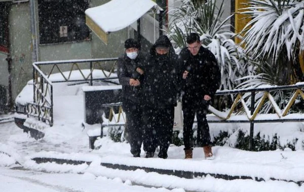 Qarlı İstanbulda SON VƏZİYYƏT - FOTOLAR