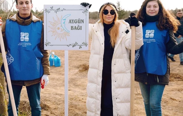 Aygün Kazımovanın adına bağ saldılar - FOTO