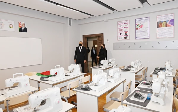 Prezident və birinci xanım yeni inşa edilmiş kompleksin açılışında iştirak ediblər - FOTOLAR - YENİLƏNİB