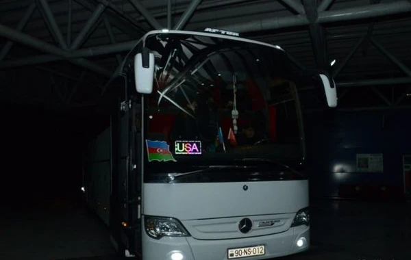 Şuşaya növbəti sərnişin avtobus reysi yola düşüb - FOTO/VİDEO