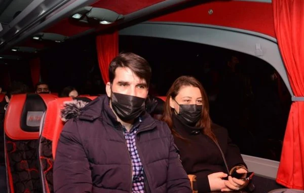 Şuşaya növbəti sərnişin avtobus reysi yola düşüb - FOTO/VİDEO