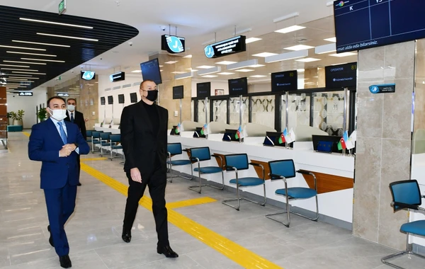 Dövlət başçısı 2 saylı Gəncə regional “ASAN xidmət” Mərkəzinin açılışını edib - FOTO/VİDEO