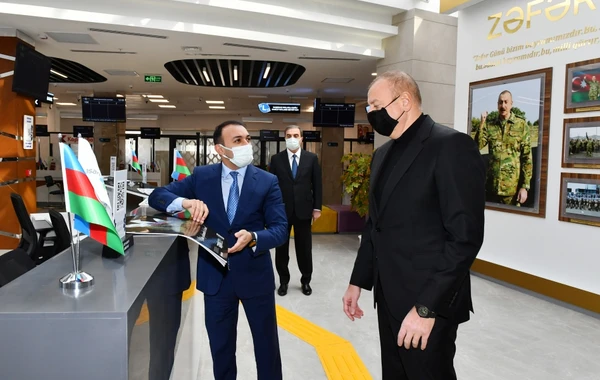 Dövlət başçısı 2 saylı Gəncə regional “ASAN xidmət” Mərkəzinin açılışını edib - FOTO/VİDEO