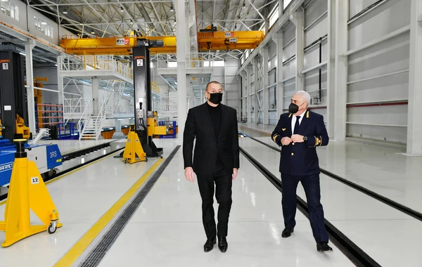 “Azərbaycan Dəmir Yolları” QSC-nin Gəncə lokomotiv deposu istismara verilib - FOTO/VİDEO