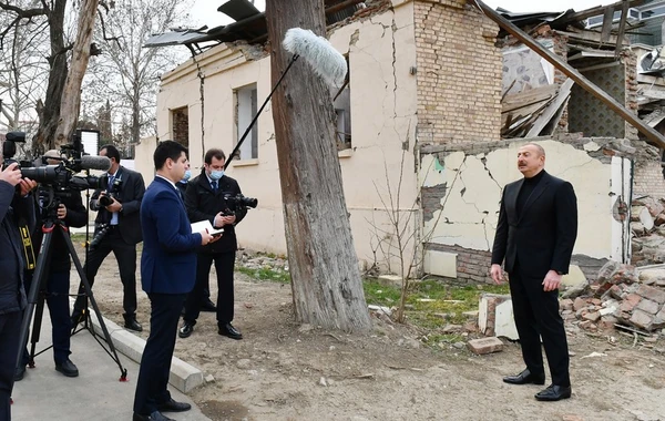 İlham Əliyev Gəncədə müsahibə verib - TAM MƏTN + FOTO