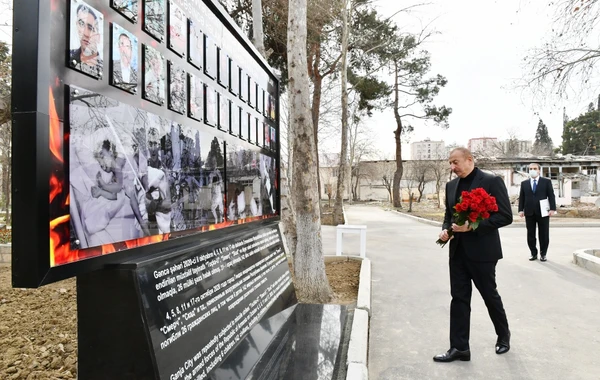 Ильхам Алиев заложил фундамент Гянджинского мемориального комплекса - ОБНОВЛЕНО+ФОТО