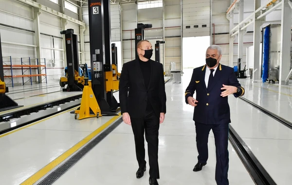 Президент принял участие в открытии локомотивного депо ЗАО "Азербайджанские железные дороги" - ОБНОВЛЕНО+ФОТО
