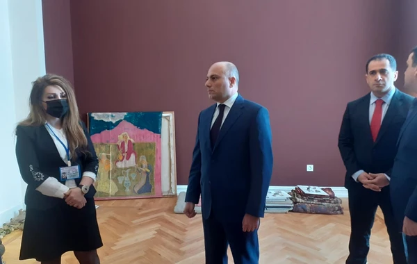 Mədəniyyət naziri Gəncədə səfərdədir - FOTO