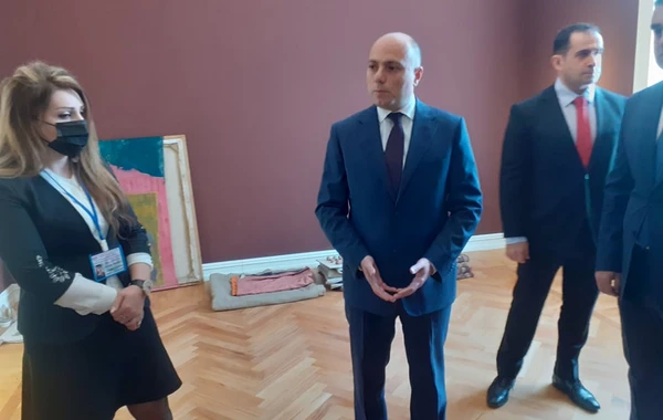 Mədəniyyət naziri Gəncədə səfərdədir - FOTO