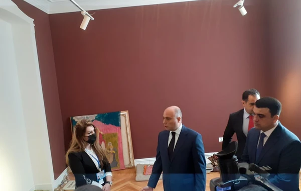 Mədəniyyət naziri Gəncədə səfərdədir - FOTO