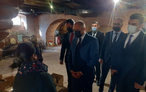 Mədəniyyət naziri Gəncədə səfərdədir - FOTO