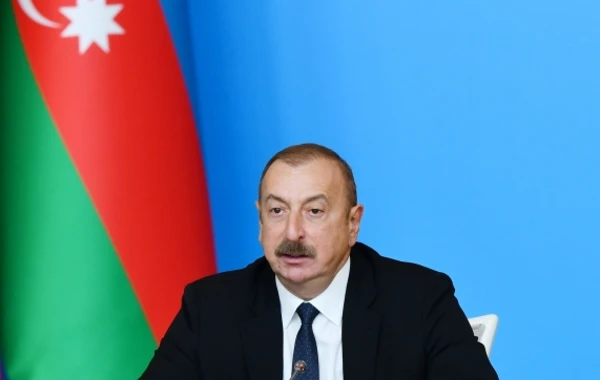 İlham Əliyev Cənub Qaz Dəhlizi Məşvərət Şurası çərçivəsində nazirlərin VIII toplantısında çıxış etdi - FOTO