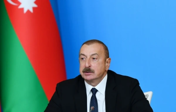 İlham Əliyev Cənub Qaz Dəhlizi Məşvərət Şurası çərçivəsində nazirlərin VIII toplantısında çıxış etdi - FOTO