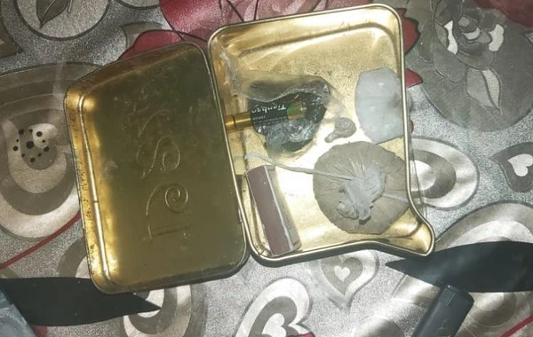 Evində psixotrop maddə gizlədən keçmiş məhkum saxlanıldı - FOTO