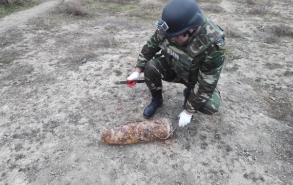 В Масазыре обнаружен артиллерийский снаряд