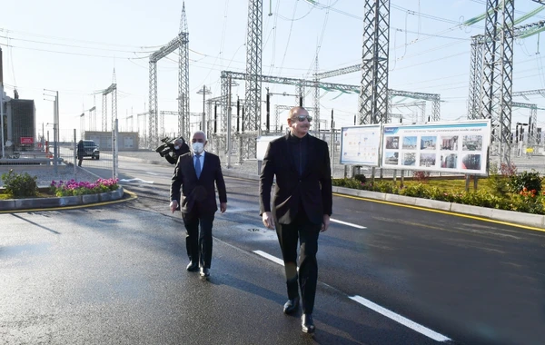 Prezident yenidən qurulan “Yaşma” qovşaq yarımstansiyasının açılışında iştirak edib - FOTO