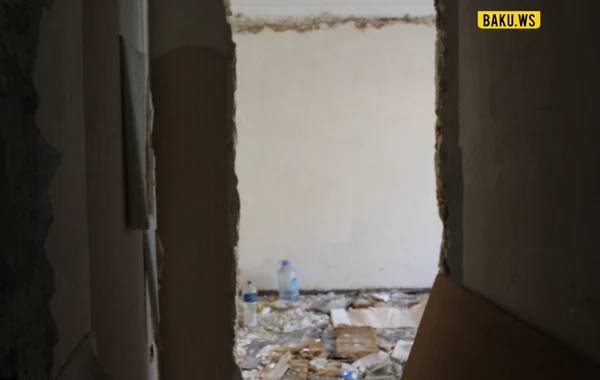 Bakıda sökülən "xruşovka"lardakı SON VƏZİYYƏT - FOTO/VİDEO