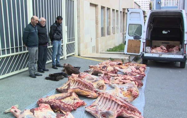 At əti satan şəxslər saxlanıldı - FOTO/VİDEO