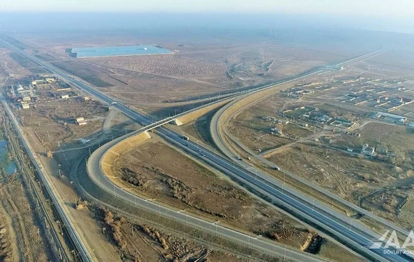 Bakı-Quba-Rusiya sərhədi avtomobil yolunun tikintisi davam etdirilir - FOTO