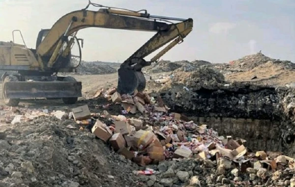 Sumqayıtda 18,6 ton yararsız ət və süd məhsulları məhv edildi
