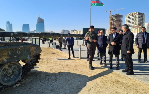 Səlcuq Bayraktar Hərbi Qənimətlər Parkında - FOTO