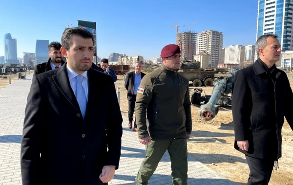 Səlcuq Bayraktar Hərbi Qənimətlər Parkında - FOTO